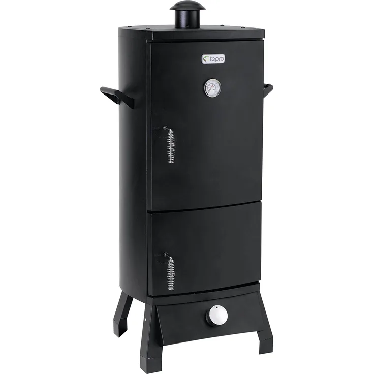 Tepro Gas-Räucherofen Lockport, schwarz, 42 x 46 x 104 cm, 3182