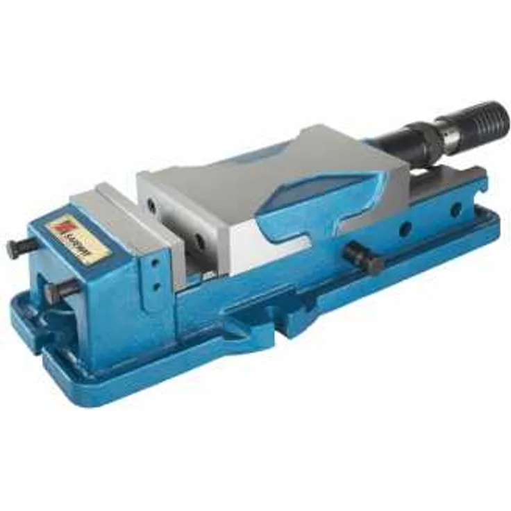 Hydraulikschraubstock MP 130 V mit Niederhaltsystem, Spannkraft 36 KN