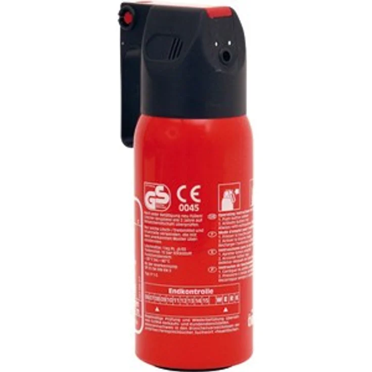 Smartwares FEX-15030 Feuerlöscher 3 kg-Pulverlöscher mit Schlauch, Halterung und Manometer