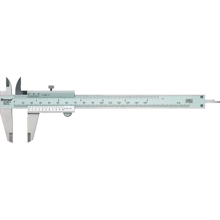 Starrett 125 MEA 6-150 Vernier Messschieber mit 6-150 mm Range und .02 mm-.001-inch