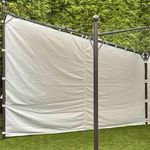 Siena Garden Berlino Seitenteile, weiß