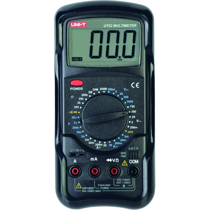 UNI-T UT52 Digital-Multimeter Widerstand Messung