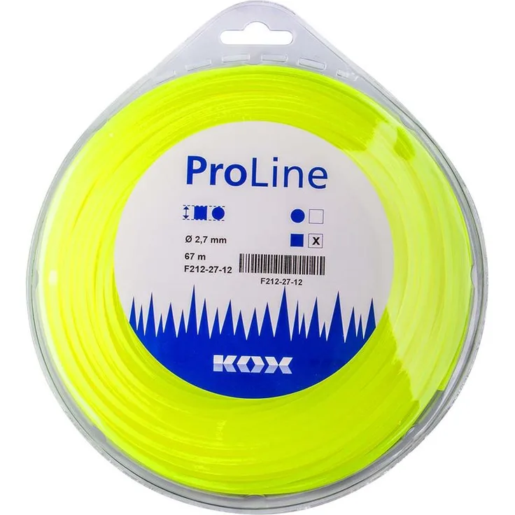ProLine Freischneidefaden quadratisch, Dicke: 2,7 mm, Länge: 67 m - KOX