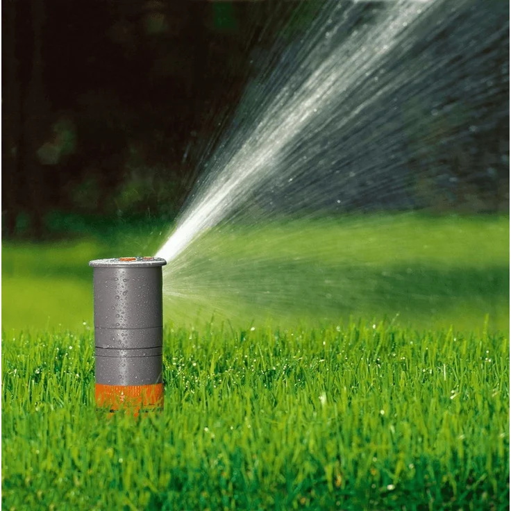 GARDENA Sprinklersystem Turbinen Versenkregner T200: Bewässerungssystem für mittelgroße Rasenflächen bis 200 m², mit einstellbarer Wurfweite (5-8 m) und stufenloser Sektoreneinstellung (8203-29) – Bild 5