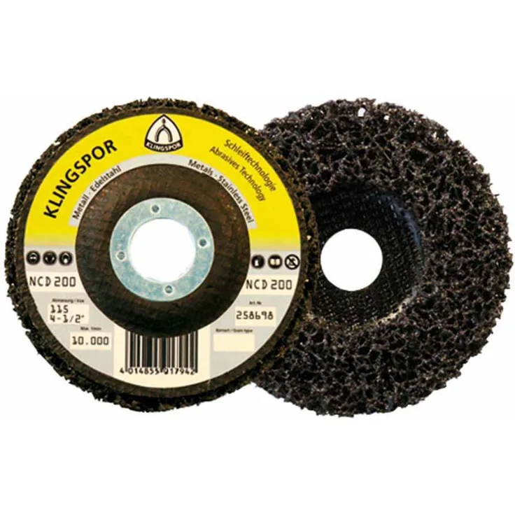 Klingspor 259043 Reinigungsscheibe NCD 200, 115X22,23 mm, 5 Stk - Preisvergleich