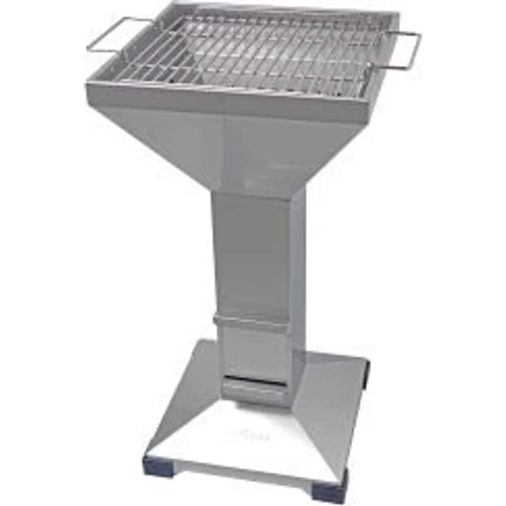 Thüros T3 Säulengrill (TKE42) Holzkohlegrill, für 4-5 Personen, Grillfläche 42 x 42 cm – Bild 1