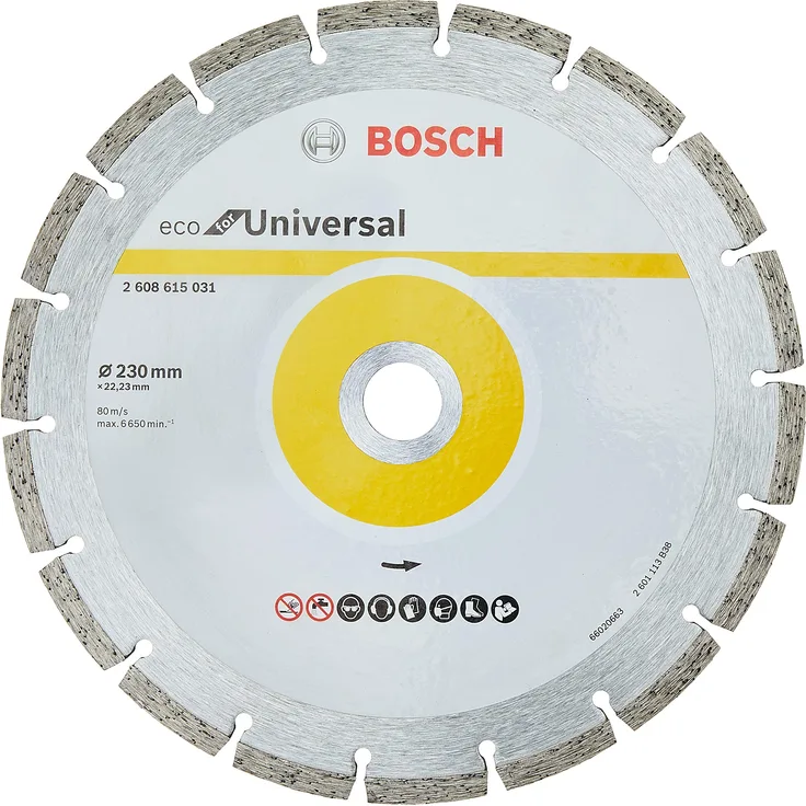 BOSCH 2608615031 Diamond Disc Universal Turbo 230 x22.33 mm