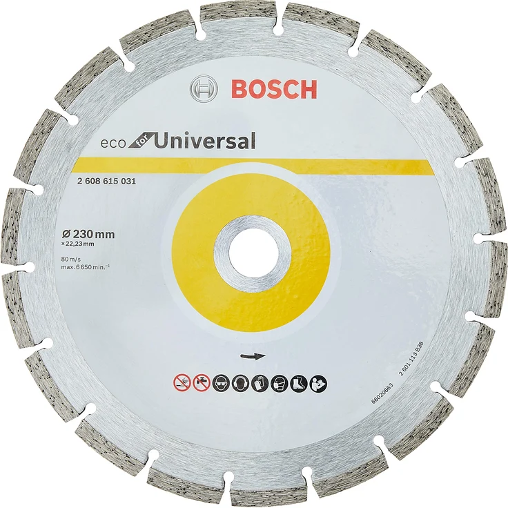 BOSCH 2608615031 Diamond Disc Universal Turbo 230 x22.33 mm