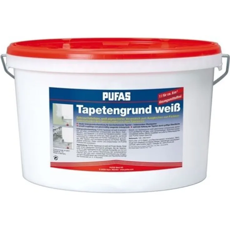 Pufas Tapetengrund T8 10l, weiss