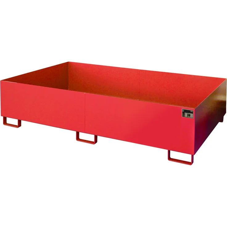 Bauer Regalwanne RW 2200-2, lackiert, Feuerrot