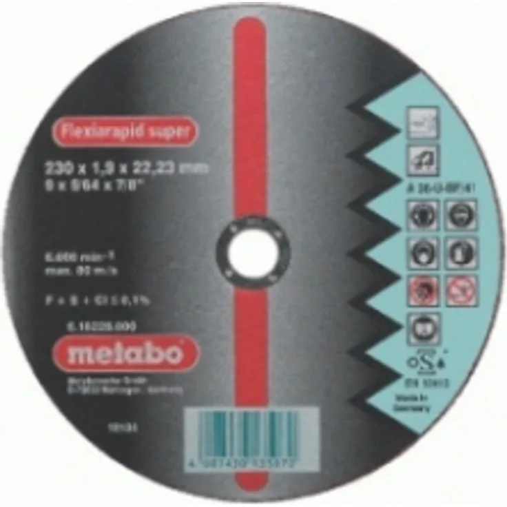 Metabo 616216000 Flexiarapid super 115x1,0x22,2 Inox