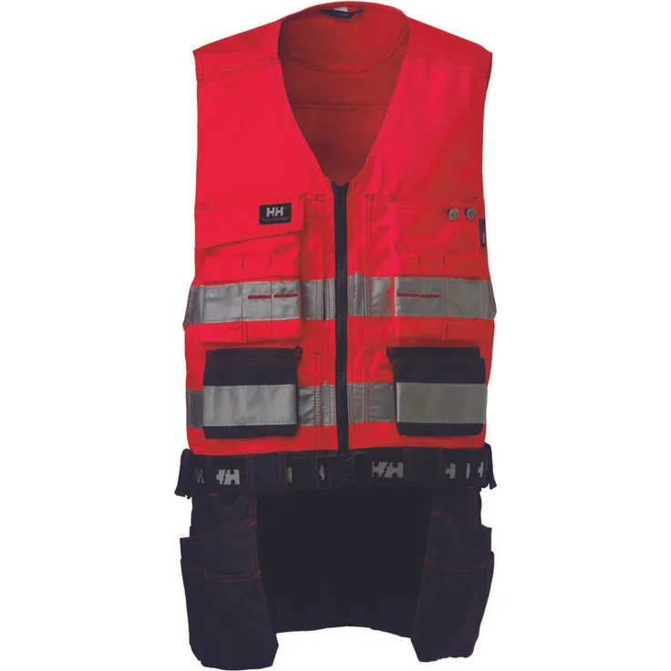 Helly Hansen Bridgewater Vest Weste EN471 rot/anthrazit XS