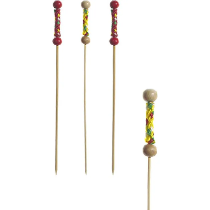 Papstar Mexico Grillspieße, Bambus, 12 cm, 250 Stück (81004)