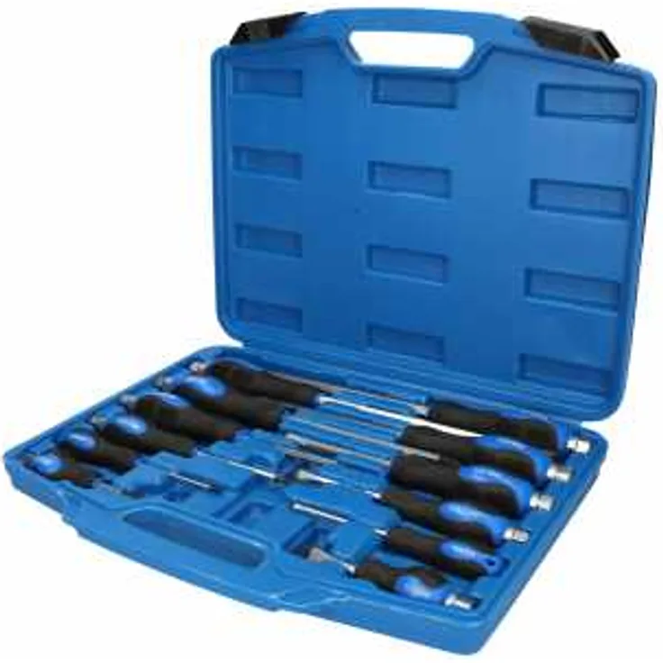 Brilliant Tools Schraubendreher-Satz mit Schlagkappe,12-tlg