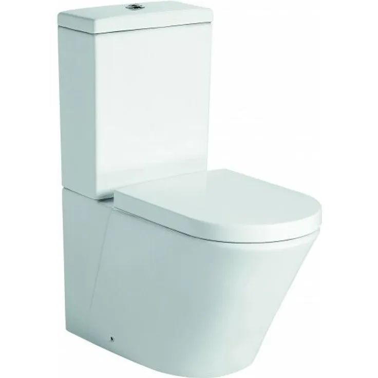 Bernstein - Stand-WC mit Spülkasten CT1099 - Wasseranschluss oben - inkl. Soft-Close-Deckel