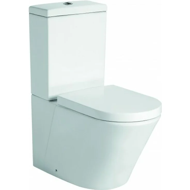 Bernstein - Stand-WC mit Spülkasten CT1099 - Wasseranschluss oben - inkl. Soft-Close-Deckel