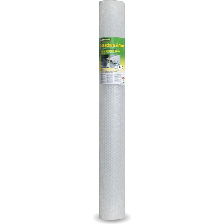 Windhager Luftpolsterfolie Noppenfolie, zur Überwinterung kälteempfindlicher Pflanzen, transparent, 1 x 5 m, 60µ (06481) – Bild 1