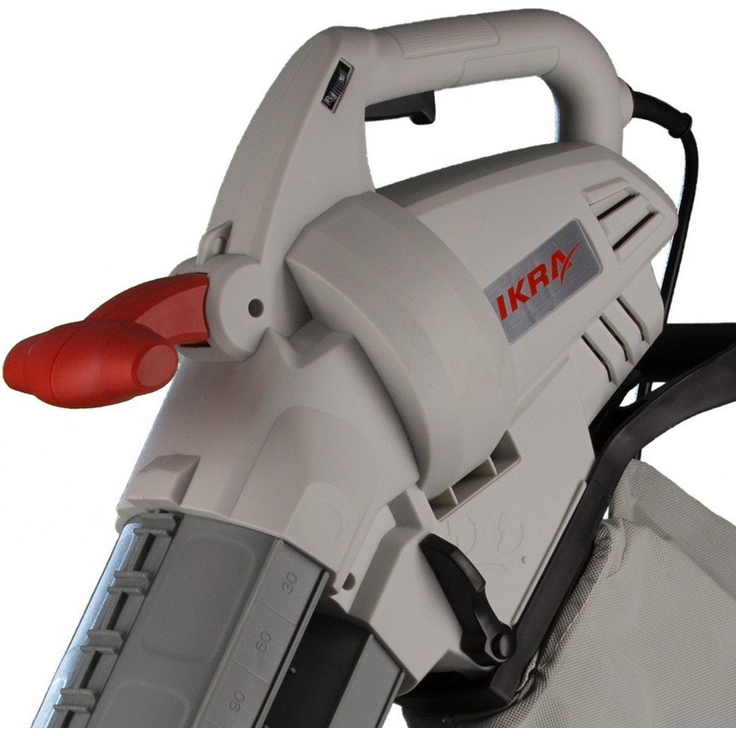 IKRA Elektro 3in1 Laubsauger Laubbläser Laubhäcksler IBV 2800 E inkl Fangsack 45l Blasgeschwindigkeit 275 km-h 2.800W Häckselfunktion mit Tragegurt 2800 Watt – Bild 6