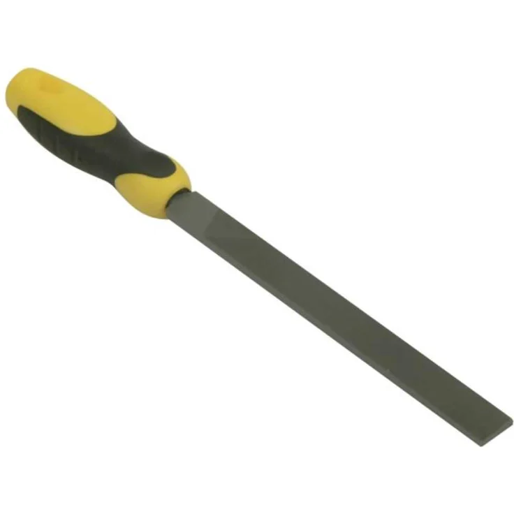 Stanley Ansatzfeile, Hieb 1 (150 mm Klingenlänge, Karbon-Stahl, ergonomischer Handgriff, Griffaussparung) 0-22-486