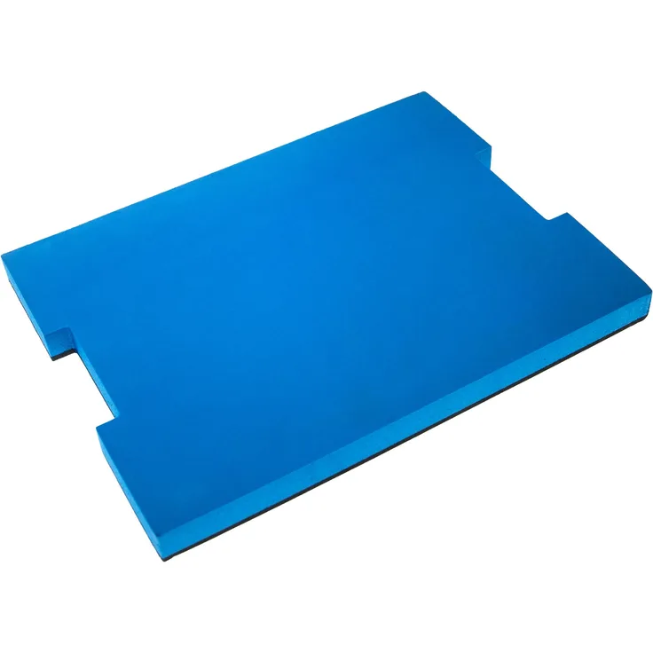 vhbw Schaumstoffeinlage kompatibel mit Bosch Sortimo L-Boxx 4.0 LB4 Werkzeugkoffer - Hartschaum, Schwarz-Blau, 30mm