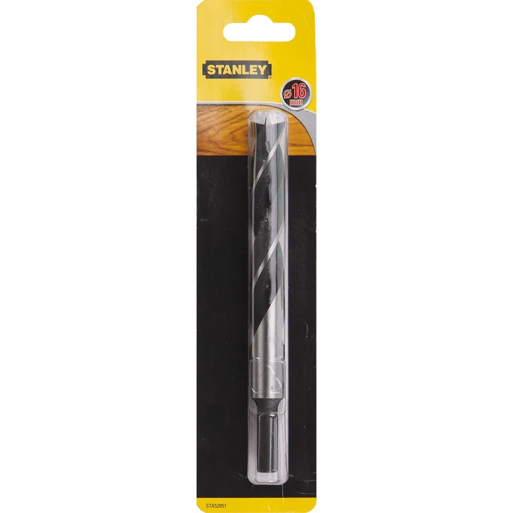 STANLEY STA52051-QZ Broca de acero con punta centradora ø 16.0 mm