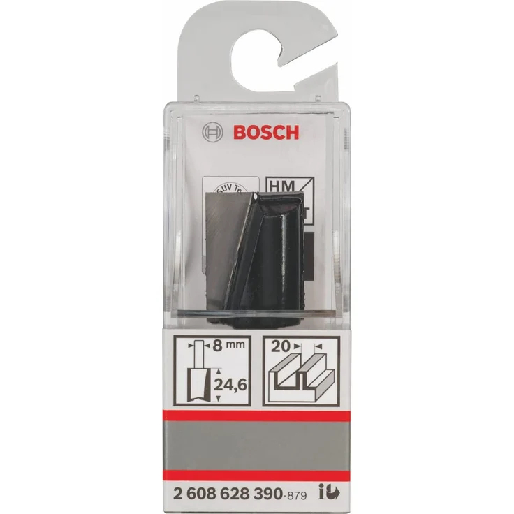 Bosch Professional Nutfräser Standard for Wood (für Holz, Ø 20 mm, Arbeitslänge 25 mm, Zubehör Handfräse) – Bild 3