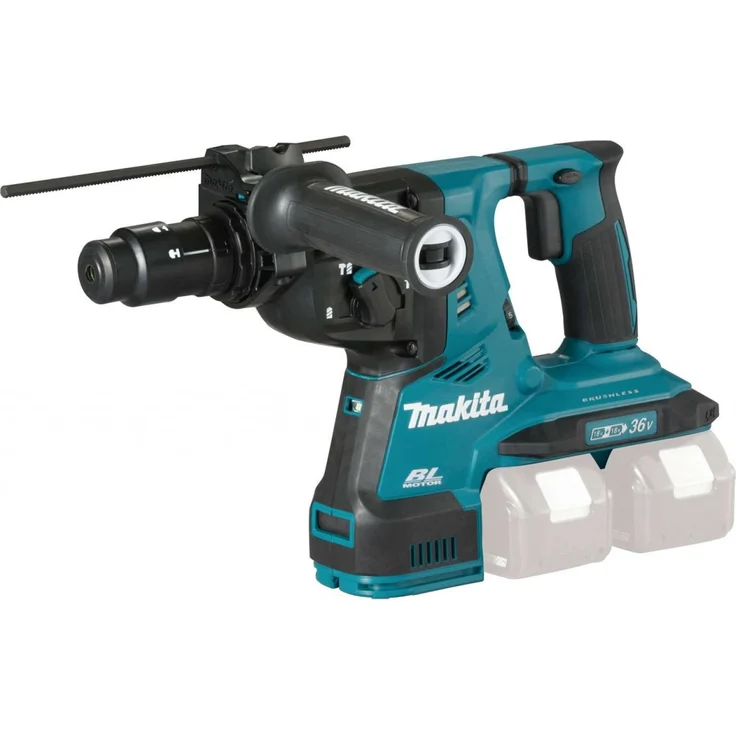 Makita DHR283ZJU 2x18V SDS-Plus Akku-Kombi-Hammer ohne Akku ohne Ladegerät (DHR283ZJU) mit AWS Funk Adapter – Bild 1