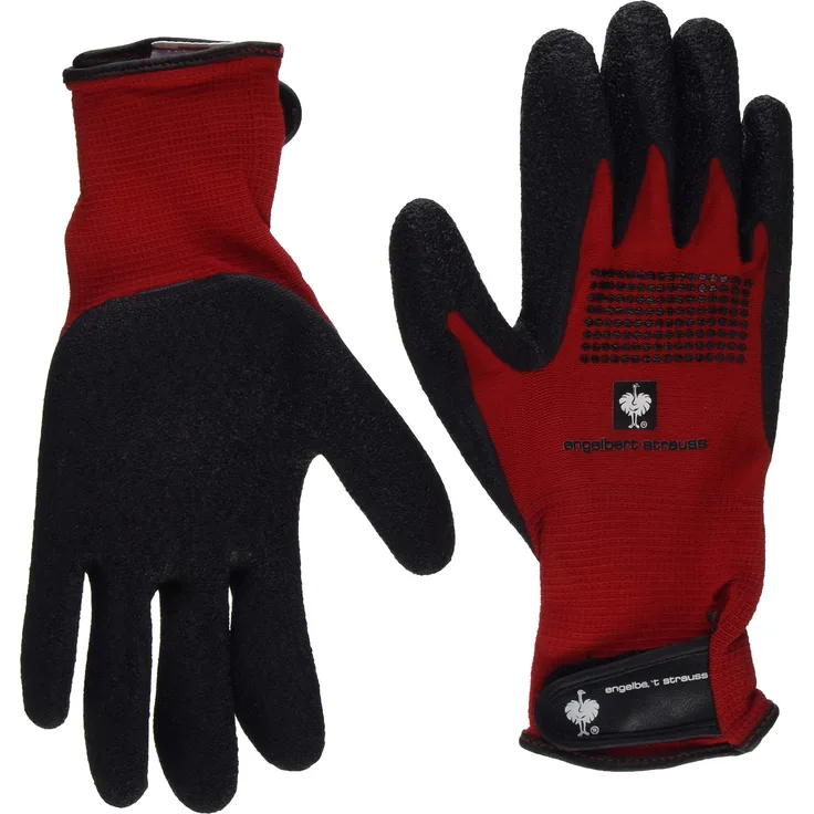 Engelbert Strauss Techno Grip Latex-Strickhandschuhe Arbeit (L)