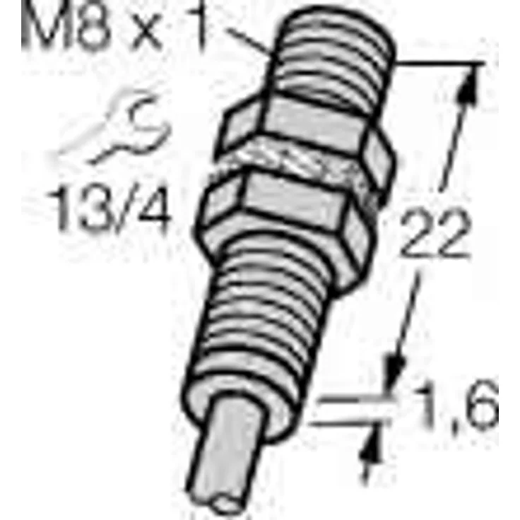 TURCK Sensor induktiv Bi1,5-EG08K-Y1