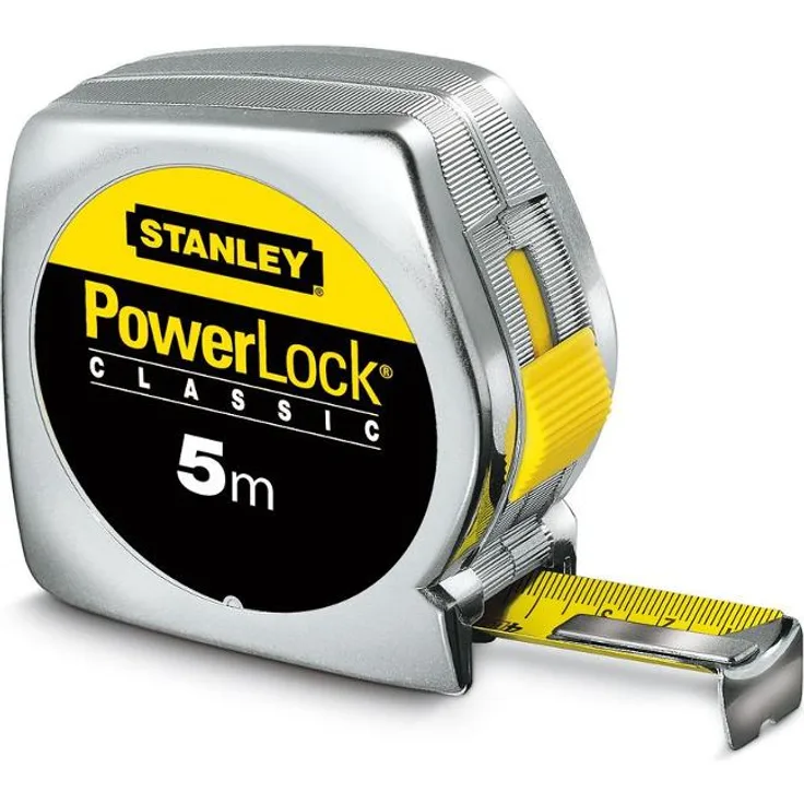 Stanley Bandmass Powerlock Kunststoff 5 m, 1-33-194
