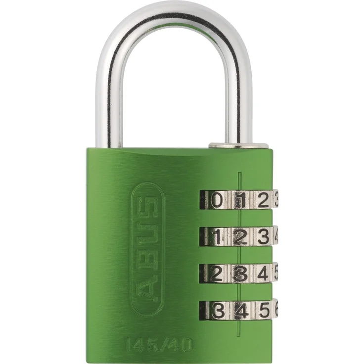 ABUS Aluminium-Zahlenschloss 145-40, grün, 48810 – Bild 1