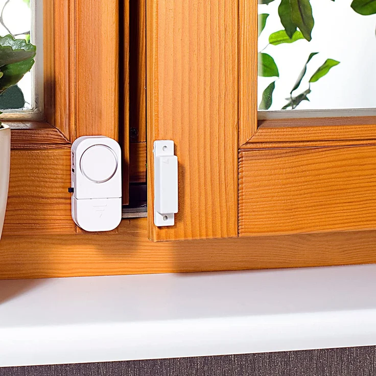 VisorTech Mini Alarmanlage für Tür und Fenster im 3er Set, 95 dB – Bild 3