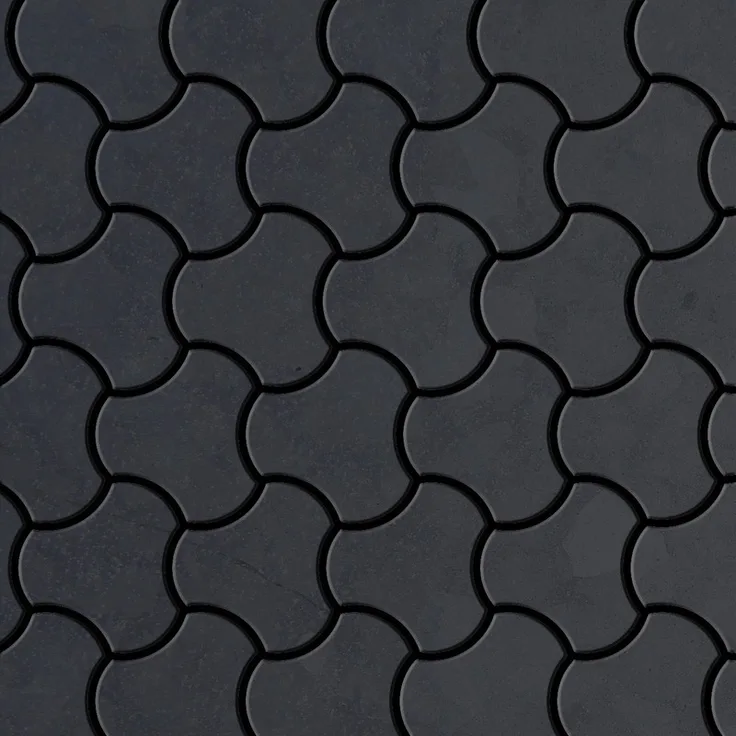 Mosaik Fliese massiv Metall Rohstahl gewalzt in grau 1,6mm stark ALLOY Ubiquity-RS Designed by Karim Rashid 0,75 m2