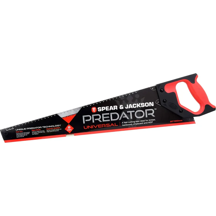Spear & Jackson B9820 Predator Universal-Holzsäge, 50 cm