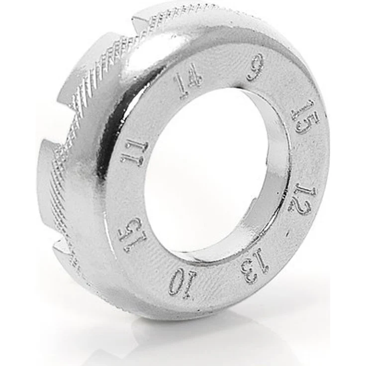 XLC Unisex ? Erwachsene Speichennippel-Schlüssel TO-S42, Silber, One Size