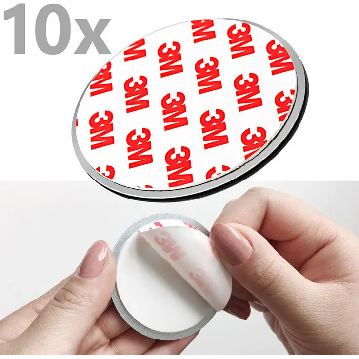 10x Nemaxx NX1 Quickfix Magnet für Rauchmelder - Funkrauchmelder - Rauchmelder - Top Qualität - Extra stark