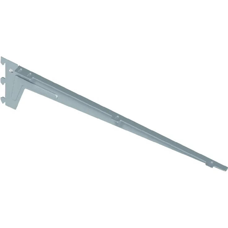 Home System 66443 Regalhalter A 3 Haken abgewinkelt mit Clip, Schwarz, Set von 2 Stück
