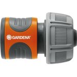GARDENA Schlauchverbinder 19 mm (3-4 Zoll): Steckverbinder für den Schlauchanfang, wasserdicht, gerillte Griffmulden, simple Montage, verpackt (18216-20) Bewässerungszubehör