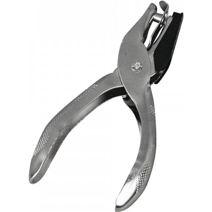 Rayher Hobby 8932400 Lochzange, Länge 12,5 cm, Lochdurchmesser 3 mm, Lochstanzer, Metall-Lochzange, Stanzer