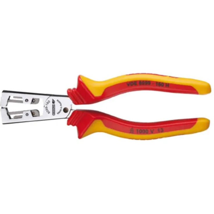 GEDORE 8099-160 H VDE-Abisolierzange Strip-FIX mit Hüllenisolierung 160 mm