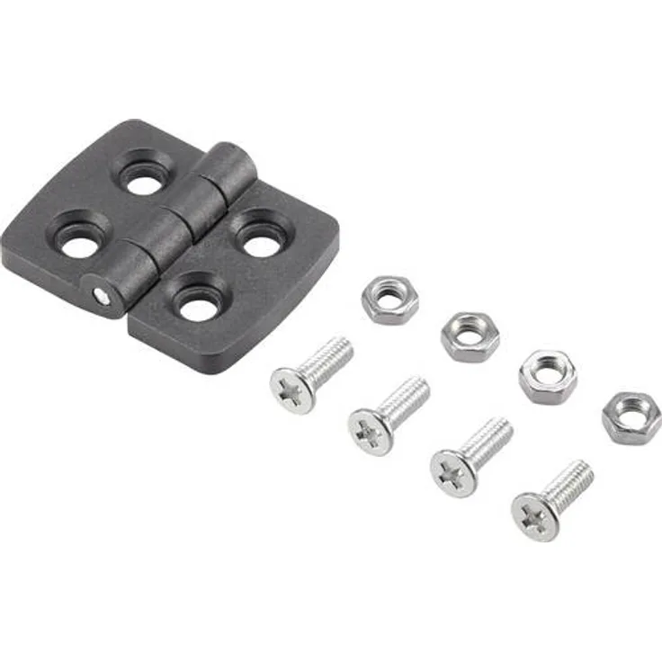 Basetech Kunststoff-Scharnier 39x30x4mm 39mm 1St.