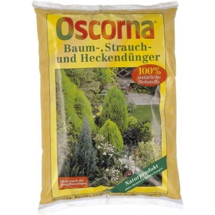 OSCORNA Baum-, Strauch- und Heckendünger 5 kg – Bild 1