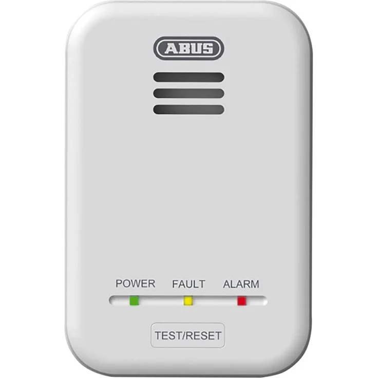 ABUS Gasmelder GWM100ME für Gasthermen - Erdgas (Methan) - Stadtgas - Alarmlautstärke 85 dB - weiß - 81443 – Bild 1