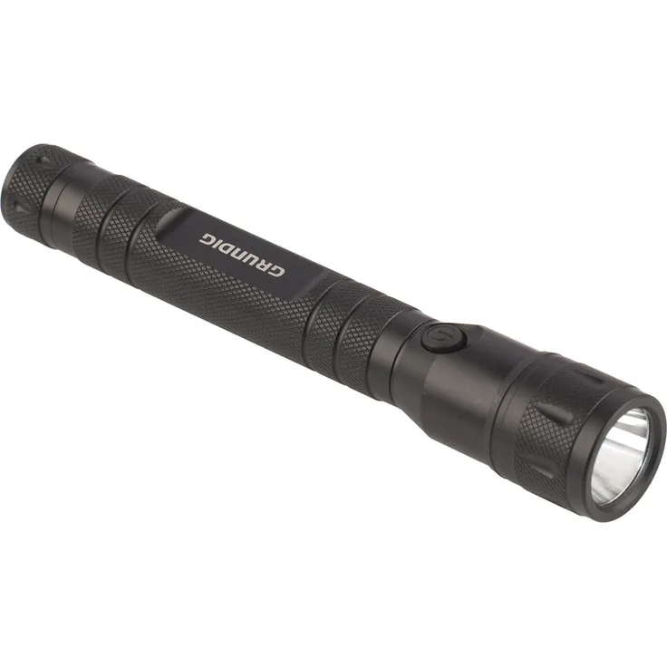 Grundig LED-Taschenlampe 871125290042 LED-Taschenlampe, Aluminium, schwarz, 14 32 cm