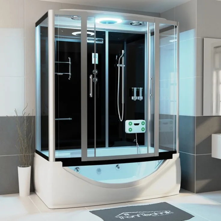 Tronitechnik Dampfdusche Whirlpool LIMNOS 170x90