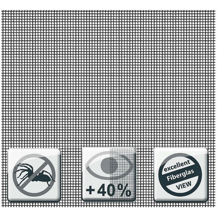 Schellenberg 70071 Insektenschutz-Schiebetür Premium Fliegengitter-Tür zum Schieben, barrierefrei, Alu-Profile und Fiberglas Gewebe kürzbar, 120 x 240 cm – Bild 5