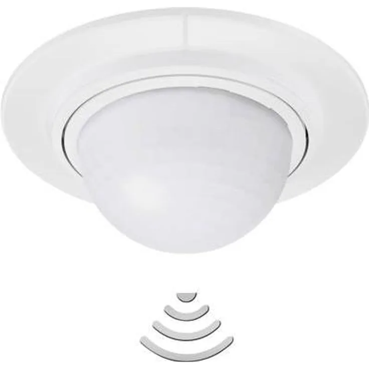 Steinel Einbau-Bewegungsmelder is 360-1 Max. 1000 W Schaltleistung, 360° Sensor, 4 m Reichweite, LED Geeignet, W, 240 V, Weiß [Energieklasse A], 032845