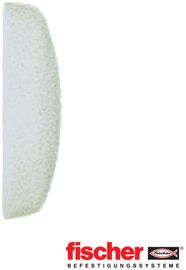 Abdeckkappen Fischer FFS-A-W 61560, 100 Stück, weiß RAL9010