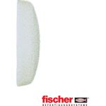 Abdeckkappen Fischer FFS-A-W 61560 100Stk. weiß RAL9010