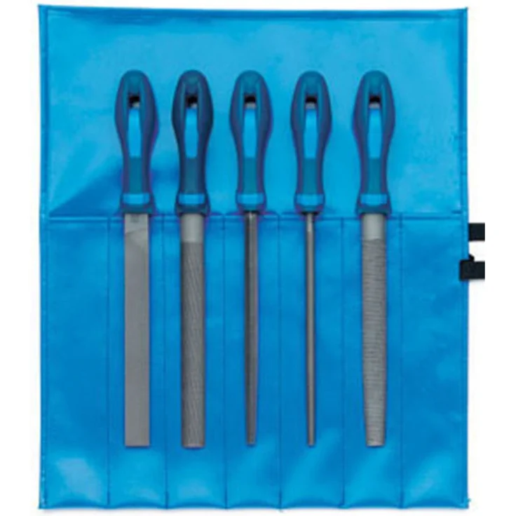 Pferd 11800541 Werkstattfeilen H 1 541 Wr in Rolltasche 250mm, Kreuzhieb H1, Länge – Bild 1